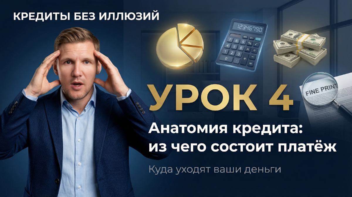 Анатомия кредита: из чего состоит платёж