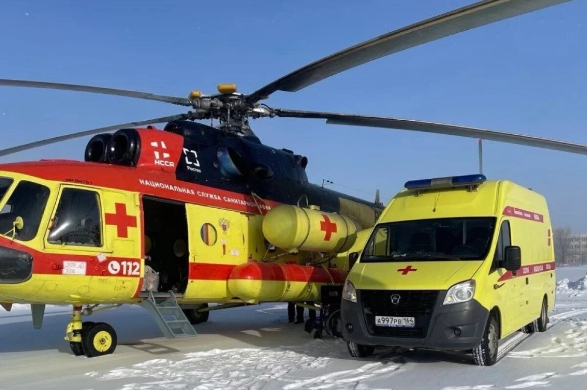    В Москву врачи санавиации доставили троих малолетних саратовцев