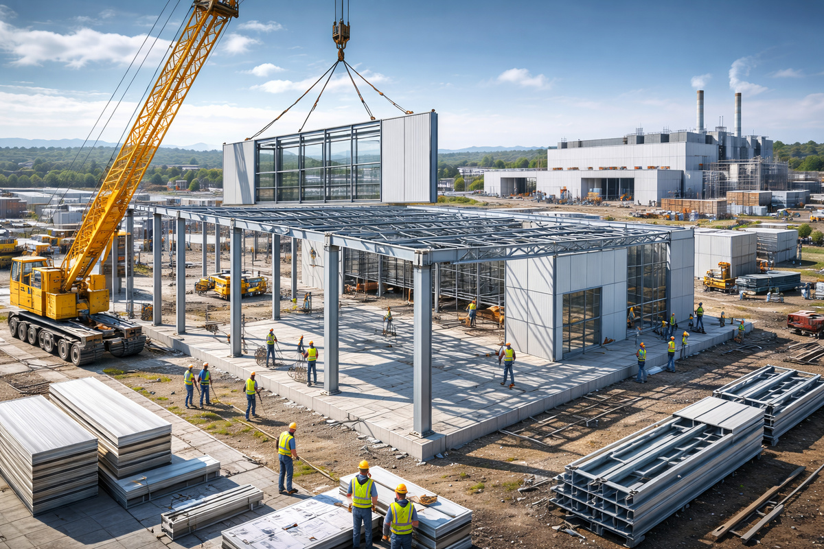 Строительство промышленного объекта