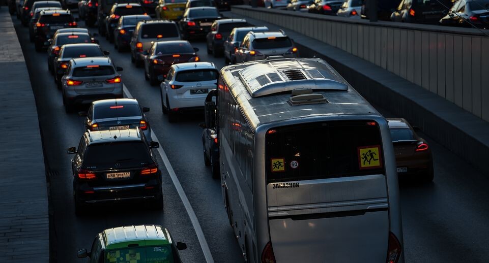    Вечерние пробки в Москве / медиасток.рф
