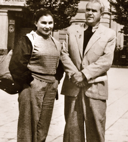 Галина Макарова с мужем