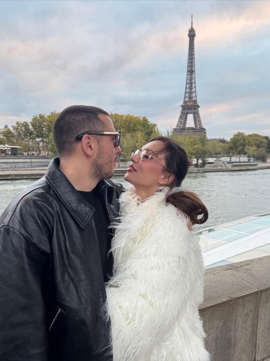    Ольга Серябкина и Георгий Начкебия. Источник: @seryabkina*