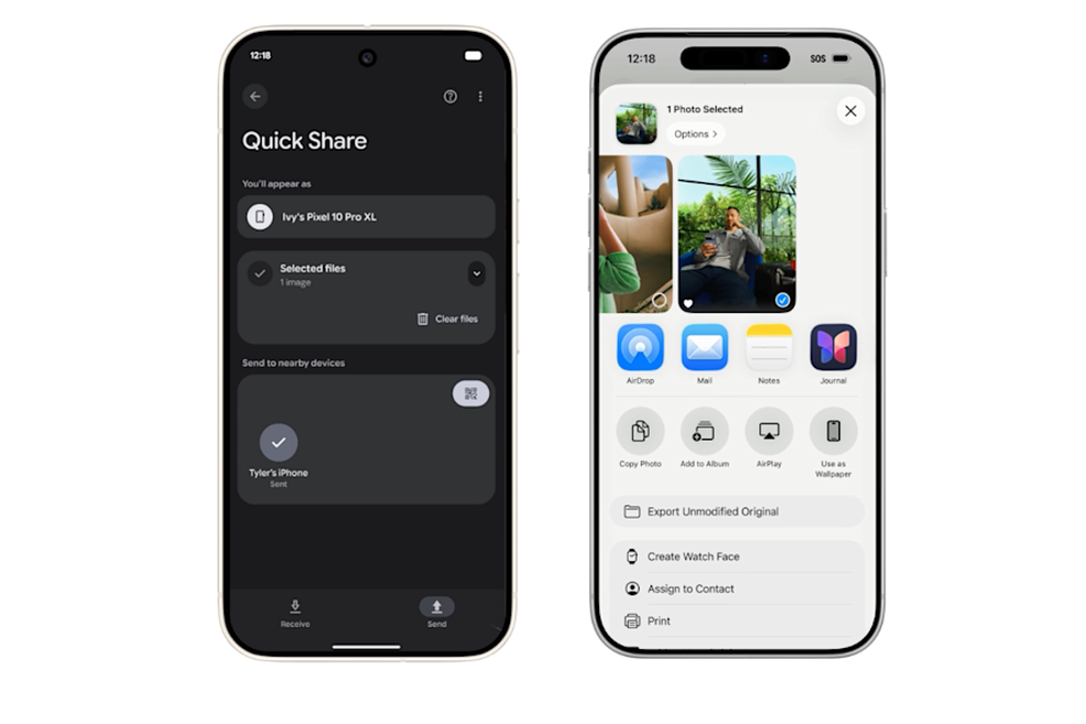     Google добавит поддержку AirDrop в устройства на Android