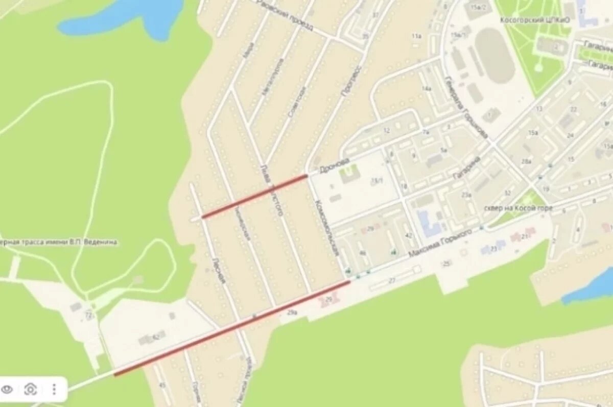    В посёлке Косая Гора 14 февраля ограничат движение