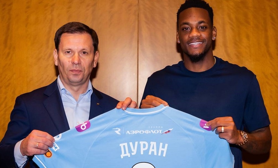    Дуран взял себе 9-й номер в «Зените». Фото: ФК «Зенит»