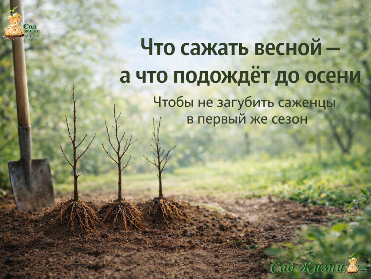 Весенняя посадка плодовых культур: что можно сажать сразу, а что лучше отложить до осени