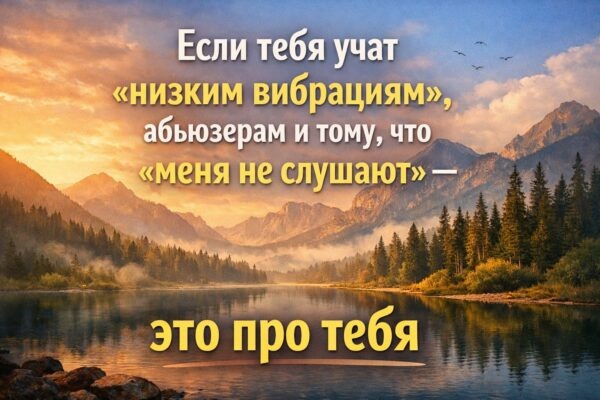    Если тебя учат «низким вибрациям», абьюзерам и тому, что «меня не слушают» — это про тебя Михаил Титов