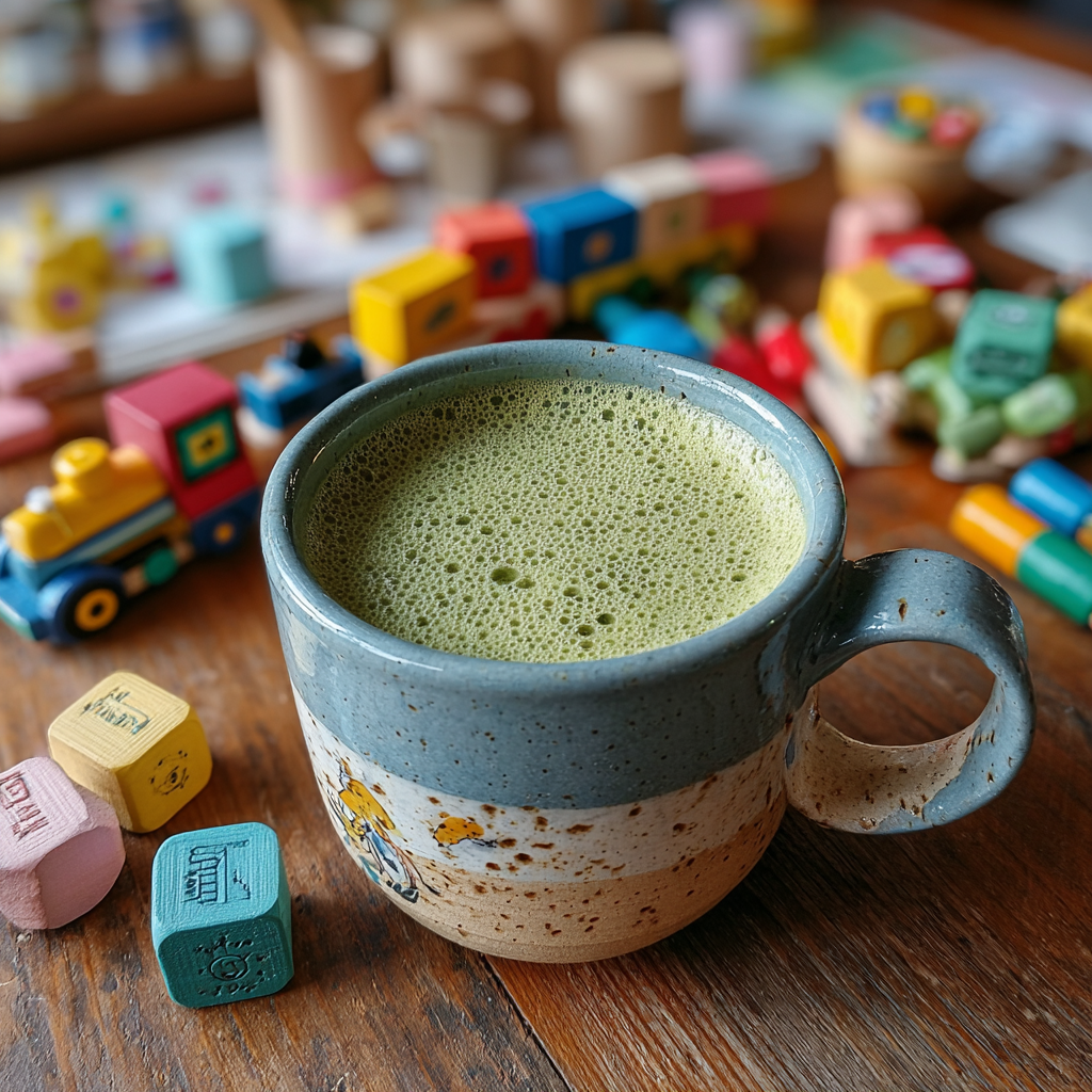 Бывает такое утро, когда все трое просыпаются с установкой «разрушить мамину нервную систему»? Старшая ноет, средний орёт, младшая ползает за мной, как маленький, но очень громкий прицеп. В такие моменты мне нужен не успокаивающий чай. Мне нужен чай-союзник. Тот, который злится вместе со мной. Знакомьтесь - матча. Не пудра для красивых фото, а мой зелёный щит.