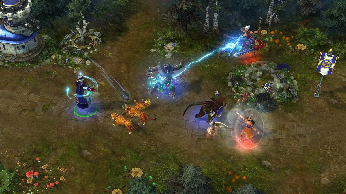 Prime World — ролевая стратегия с элементами MOBA от российской студии Nival; ОБТ стартовал в 2012 году, вышла игра — в 2014-м, а в марте 2021-го разработчики прекратили поддержку, отдав проект на open source