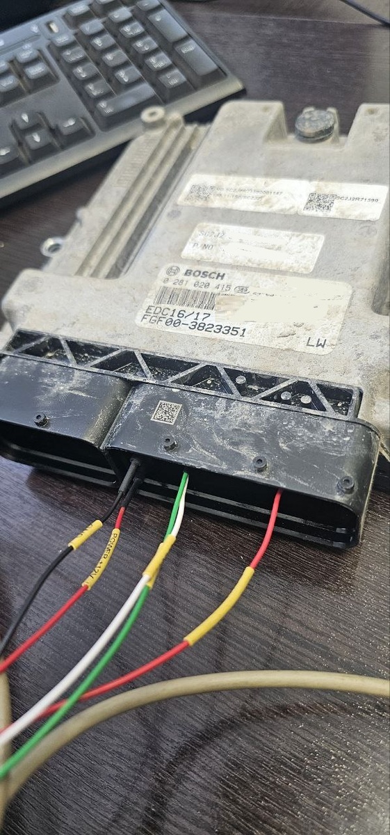 Подключение блока управления двигателя КАМАЗ Компас 9 в режиме Bench‑Mode