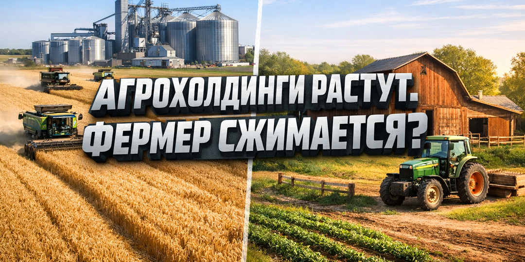 Когда агрохолдинги растут, а фермер сжимается: что будет с независимыми хозяйствами через пять лет