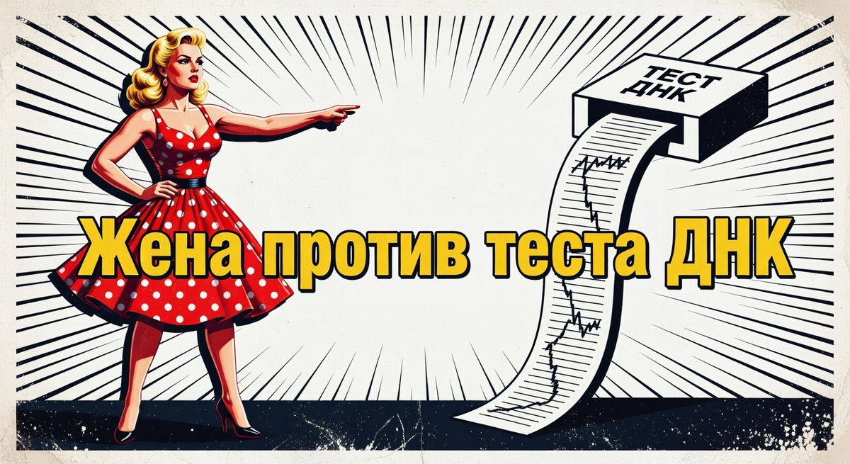 Тест днк жена против