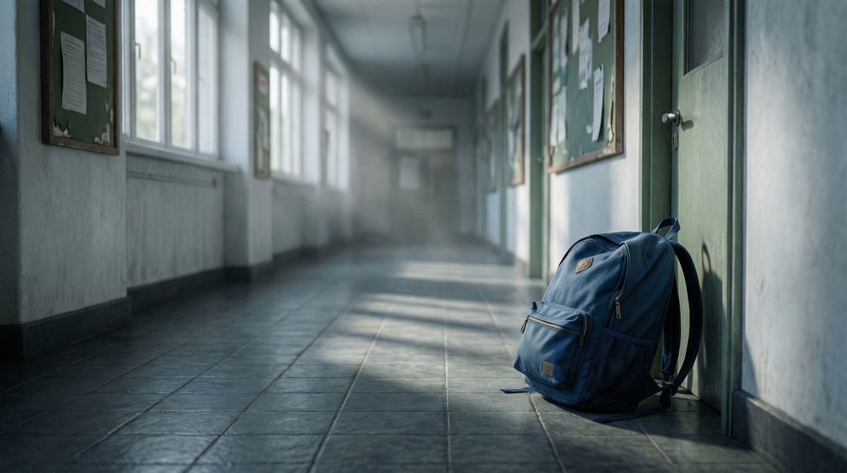 Пустой коридор. Но не пустая боль. Каждый день здесь кто-то молчит — и ждёт, что его услышат 🎒