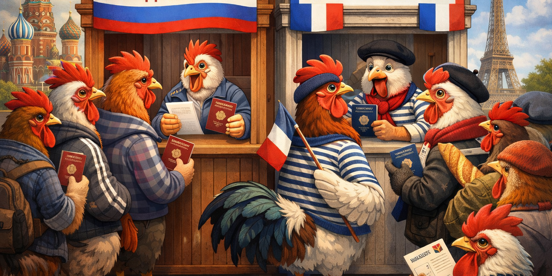 Получение гражданство Франции и России в цифрах