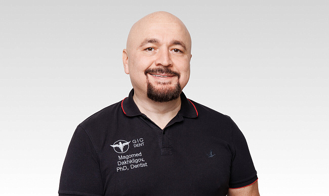 Дахкильгов Магомед Уматгиреевич, Хирург-имплантолог
Стаж: 32 года, Немецкий Дентальный Имплантологический Центр на Мичуринском проспекте