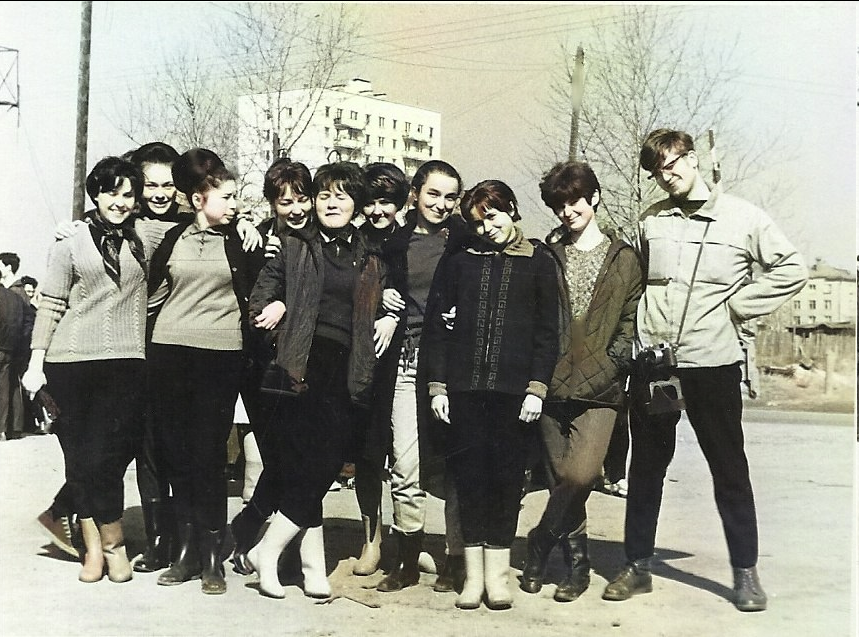 На овощебазе. Из архива Сергея Проскурина.