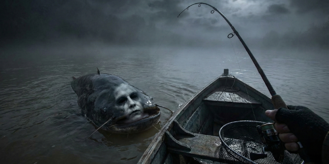 Я поймал на рыбалке гигантского сома с лицом моего утонувшего брата. Он сказал мне одну фразу.
