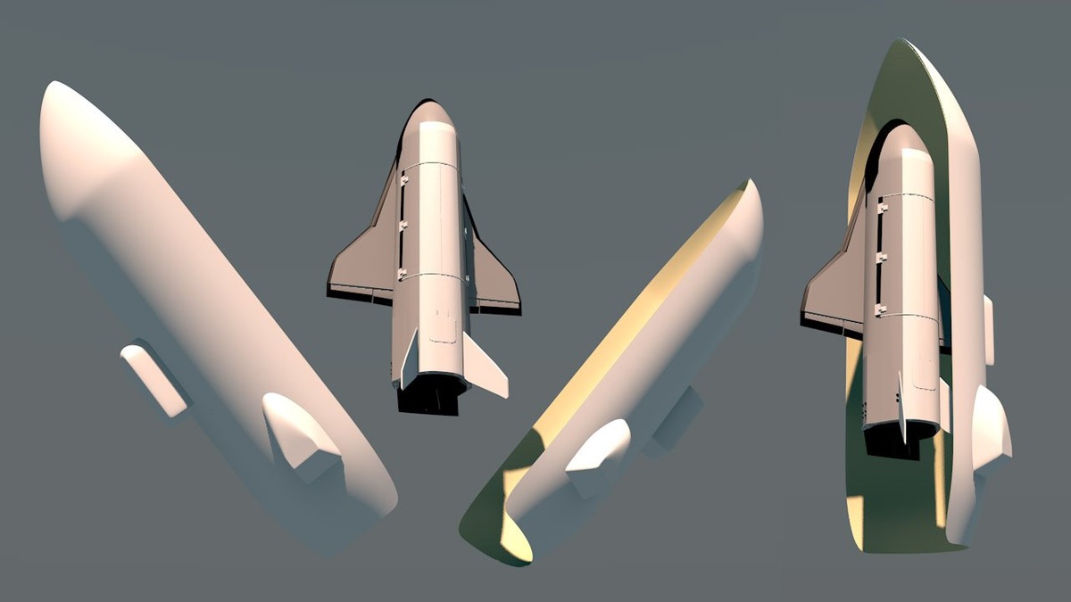    Некоторые особенности головного обтекателя ракеты позволяют судить о форме самого корабля