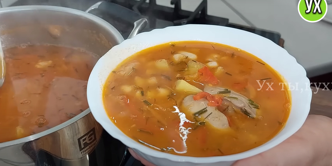 Интересный суп получился ...