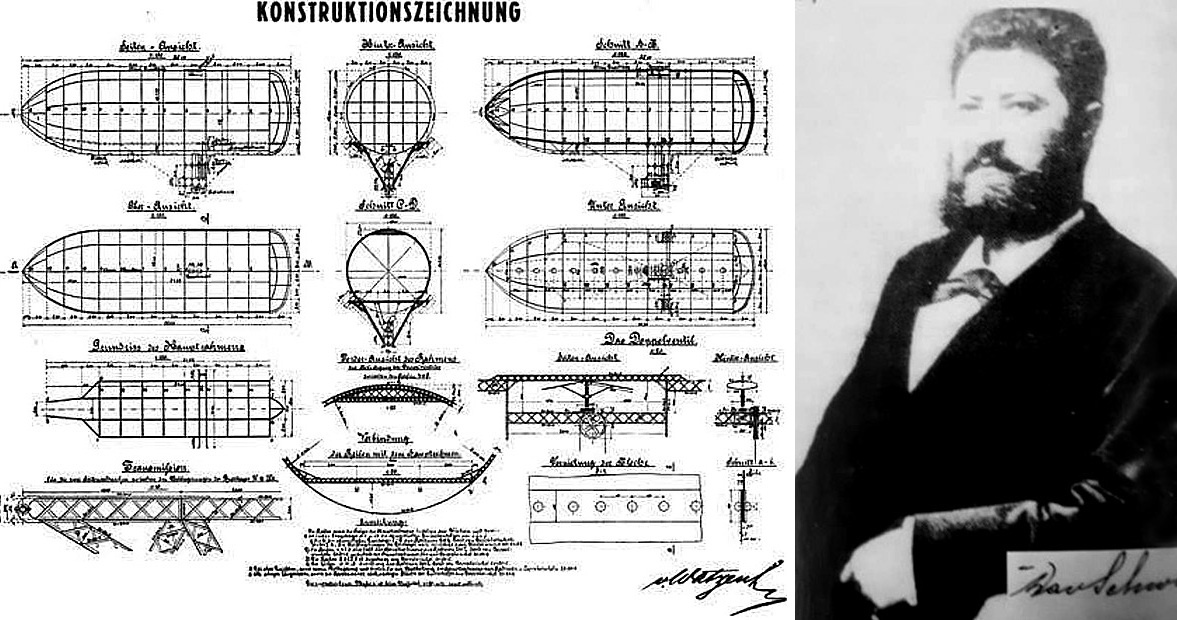 Автор алюминиевого дирижабля Давид Шварц