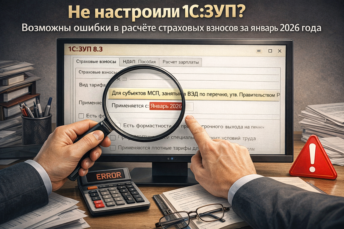 Настройка 1С ЗУП 2026