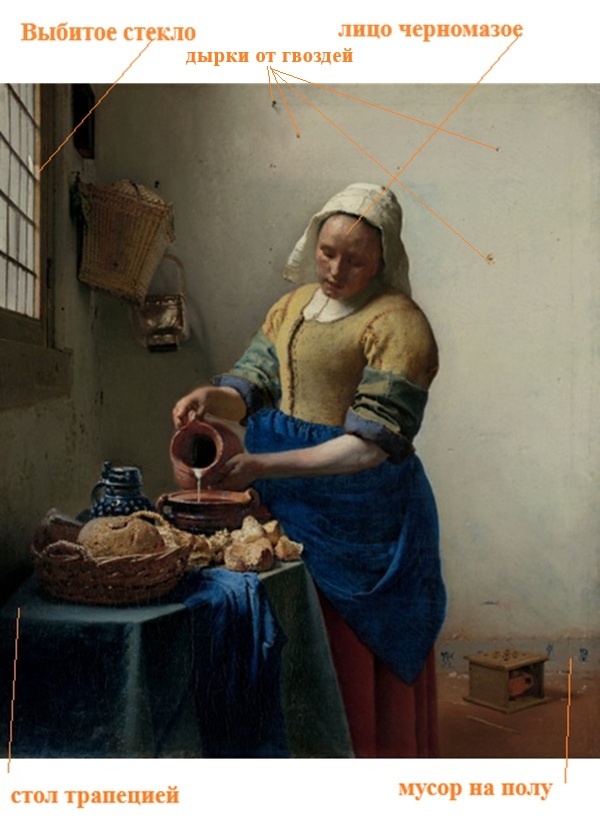 Ян Вермеер. Молочница. 1657–1658.