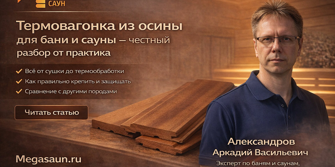 Что такое термоосина и почему это «космос» для бани?