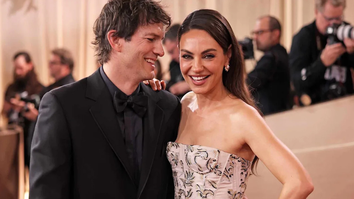 Мила Кунис и Эштон Кучер