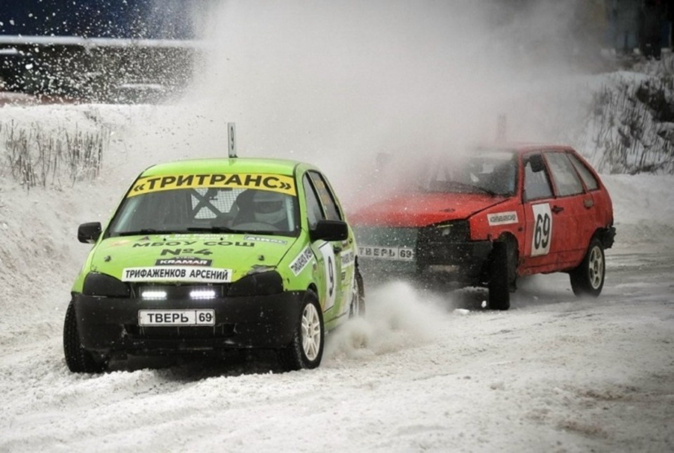    Автогонщики состязались на трассе в Борихино. Фото: пресс-служба администрации Твери