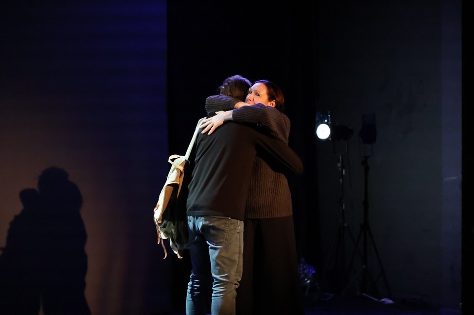    Репетиция спектакля. Фото: Пресс-служба театра им. Луначарского