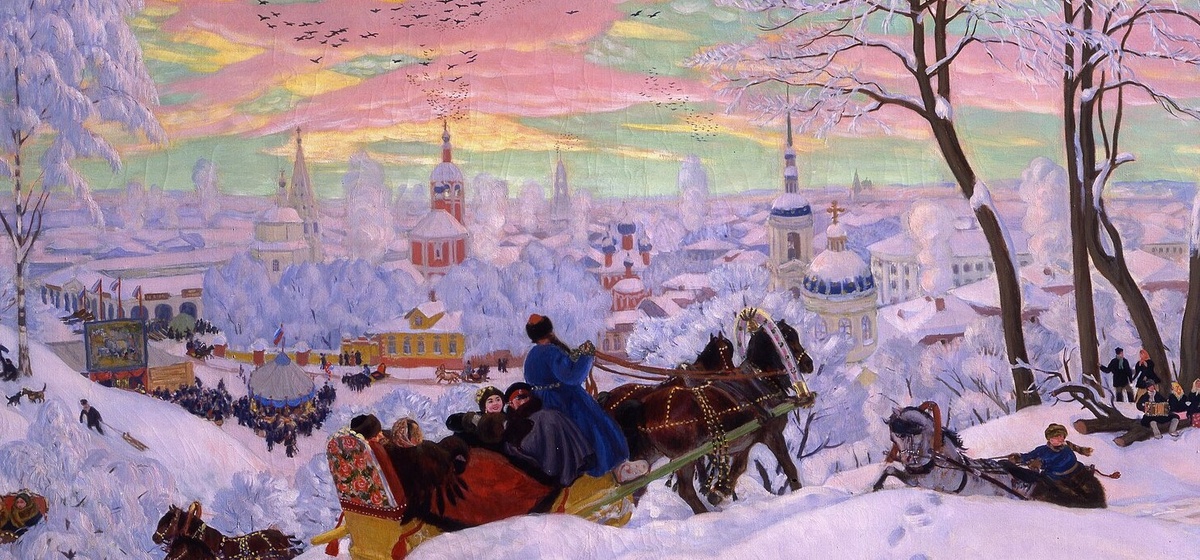 Борис Кустодиев "Масленица" 1916 год.