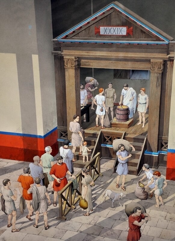 Выдача хлеба 