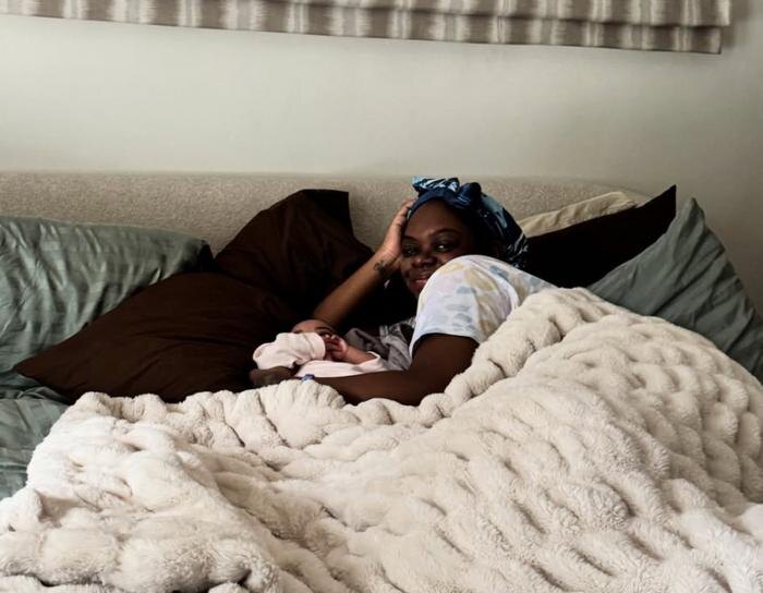 Кори Бродус с крошкой Коди. Фото © Instagram (соцсеть запрещена в РФ; принадлежит корпорации Meta, признанной в России экстремистской) / princessbroadus