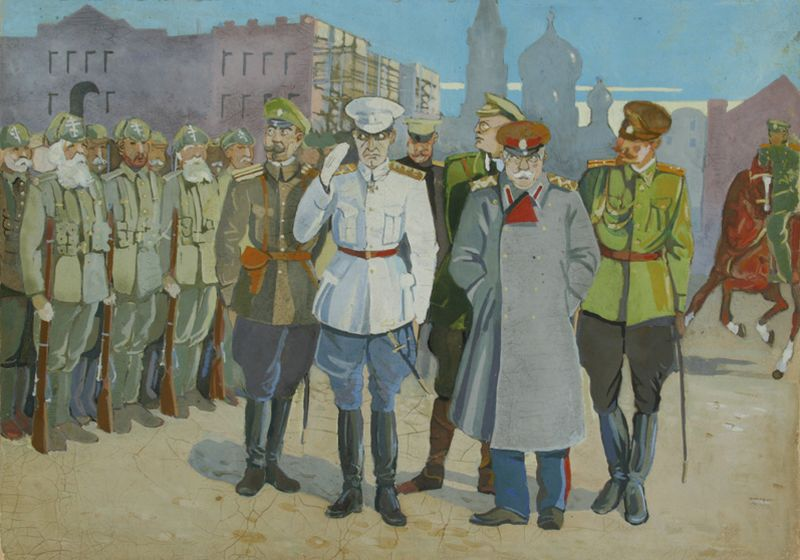 Кондратий Белов (1900–1988). Последний парад Колчака. 1929