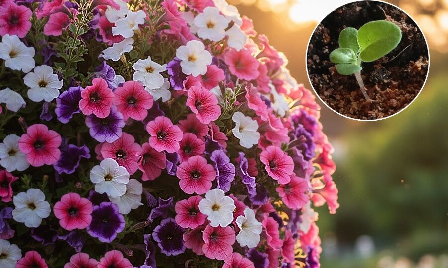 Посадка петунии – Мой 20-летний опыт выращивания рассады От семечка До пышного цветения🌱✨