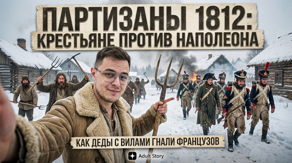 Крестьяне-партизаны в борьбе против армии Наполеона.