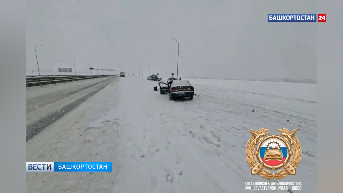    В Туймазинском районе Башкирии в ДТП с грузовиком и легковушкой пострадал пассажир