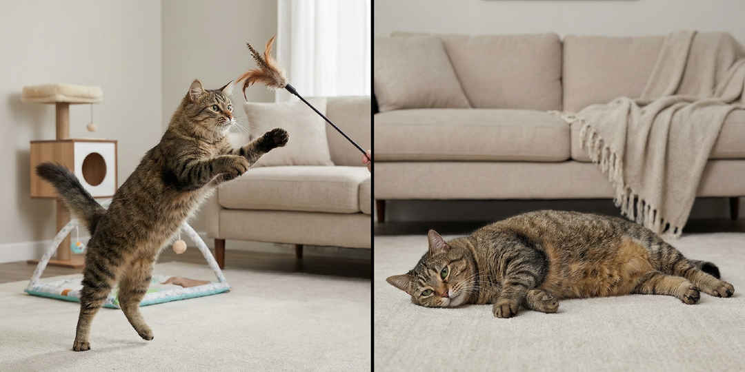 Что если не играть с котом месяц: как деградирует поведение без активности