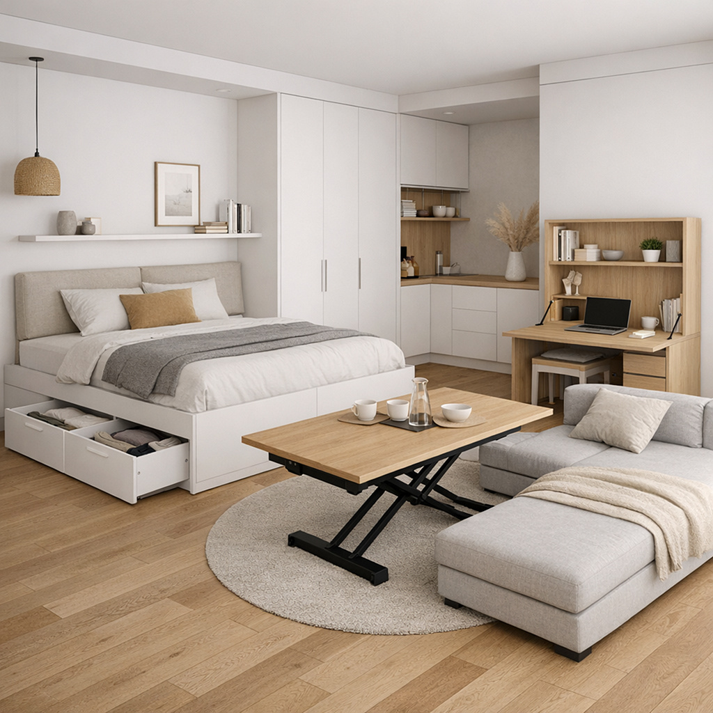 Как французы умеют жить красиво даже в маленьких квартирах 