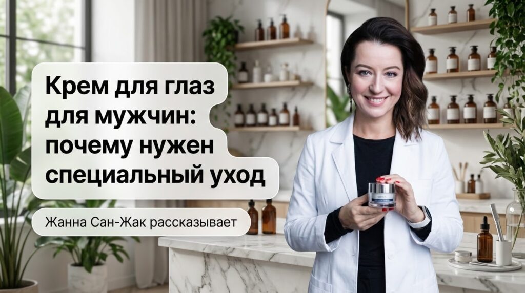    Мужская кожа толще! Но зона глаз одинаково чувствительна у всех – антивозрастной уход с пептидами нужен обоим полам boringband38