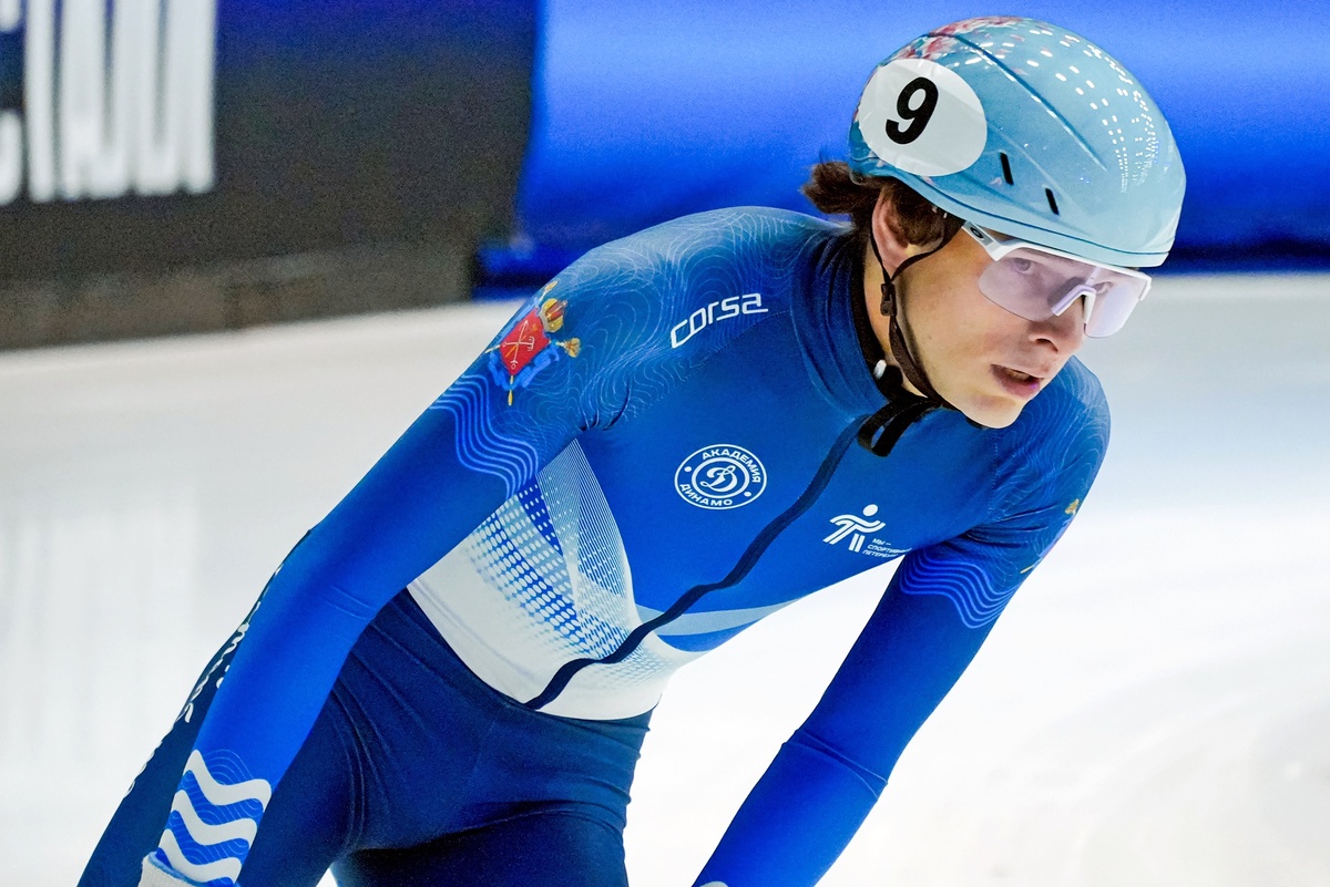   Иван Посашков, 21 год. Шорт-трек / Фото: Федерация конькобежного спорта России/ РИА Новости