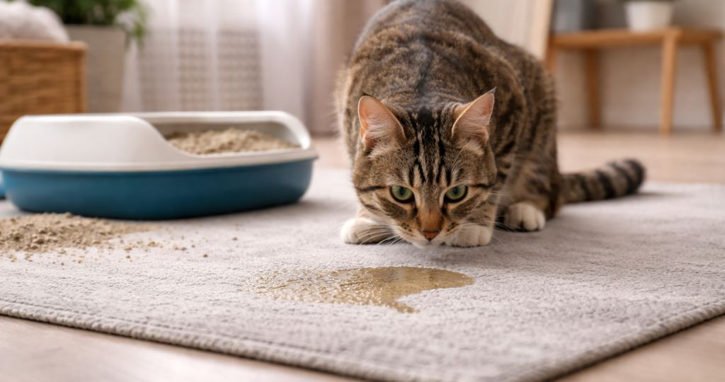 🐱Как и чем вывести запах кошачьей мочи