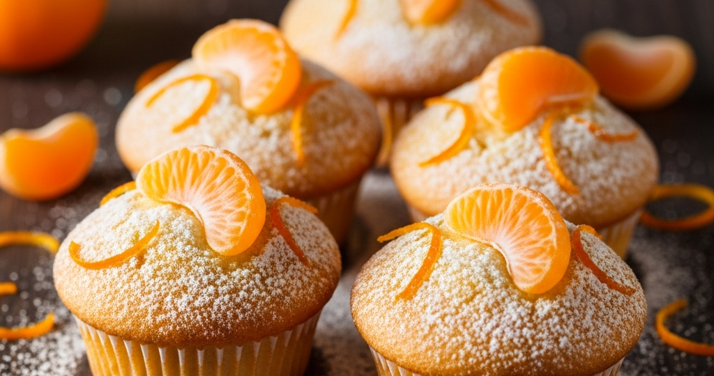 Мандариновые кексы «Зимнее Солнце»: куда деть остатки фруктов и получить шедевр за 35 минут