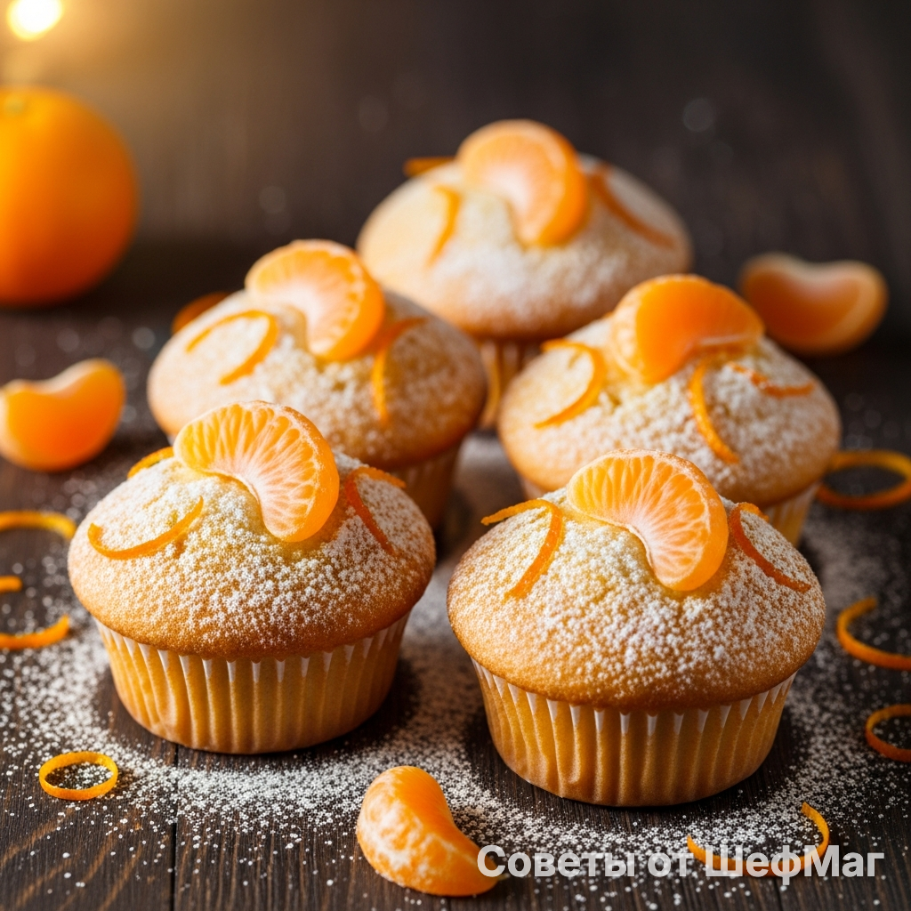 Мандарины дают тесту невероятный золотистый оттенок даже без красителей.