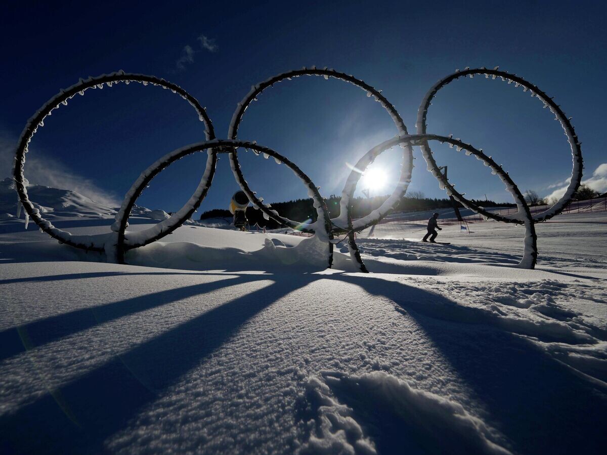    Олимпийские кольца в Италии | © AP Photo / Luca Bruno