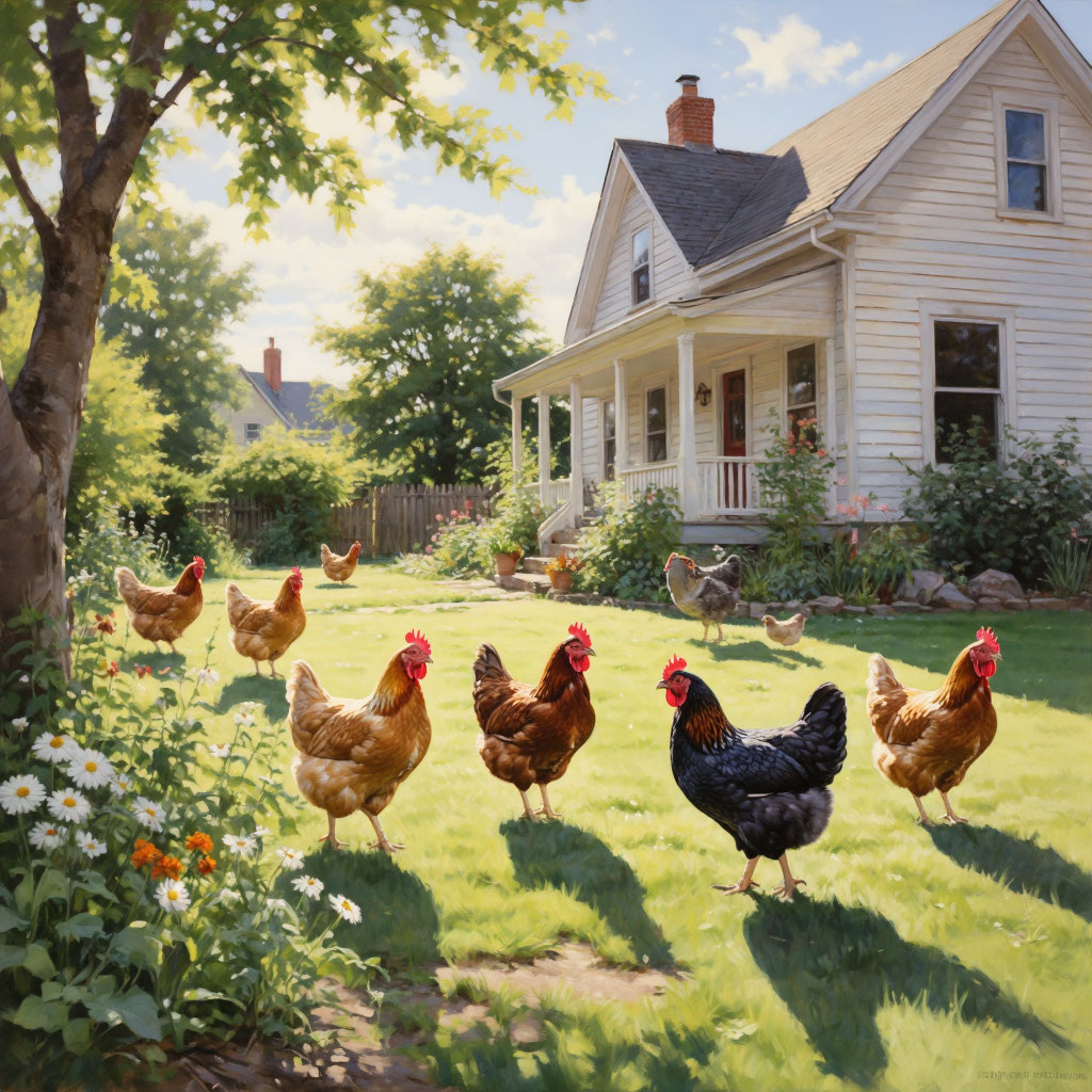 Деревенские несушки 