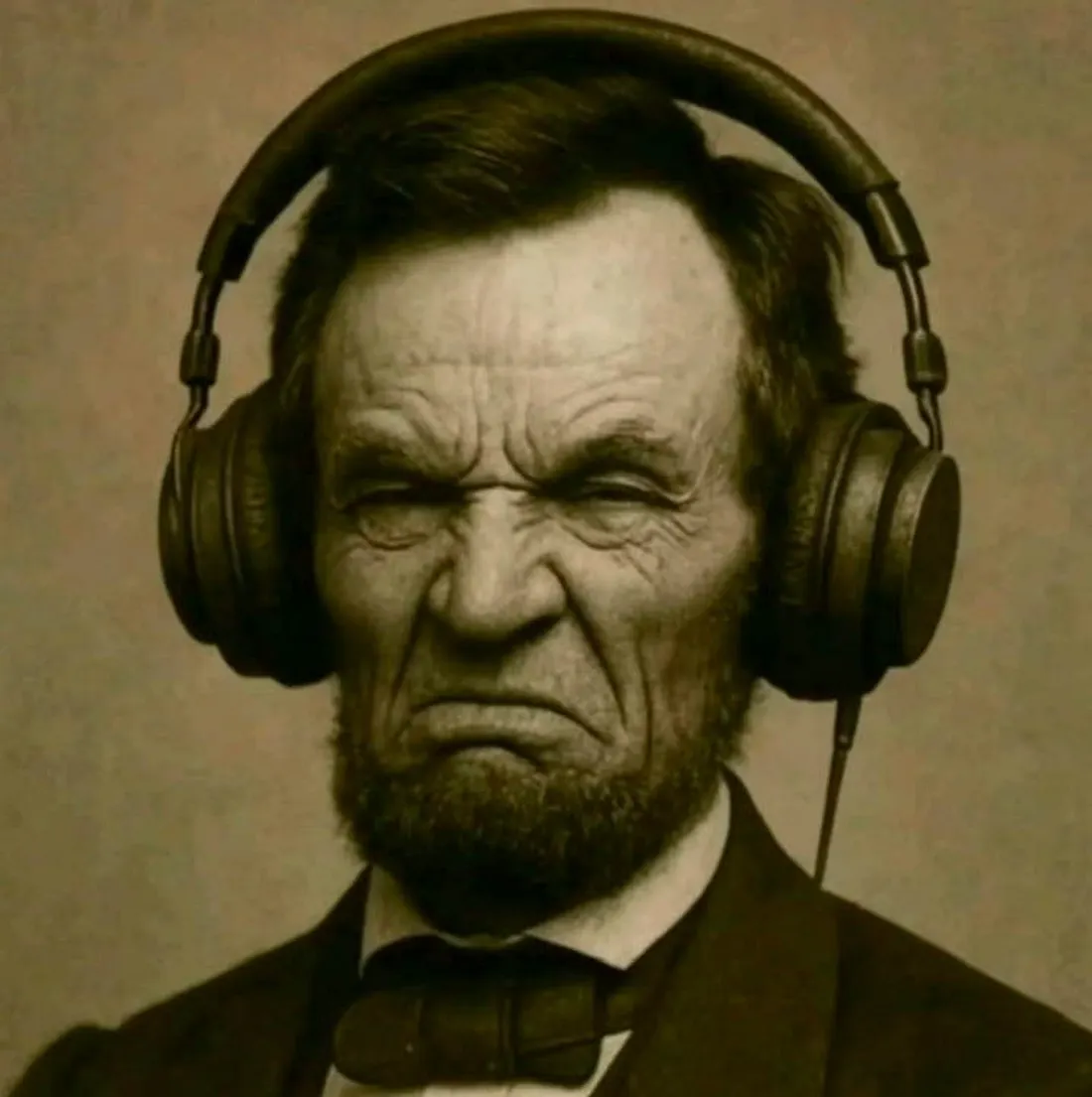 Не знаю, кто сделал этот мем с Линкольном, который корчит рожу под модные биты — но респект.