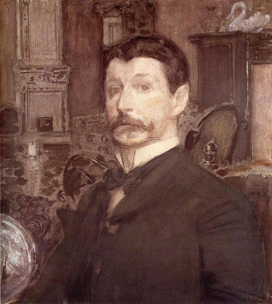 Автопортрет с Жемчужной Раковиной, 1905 год