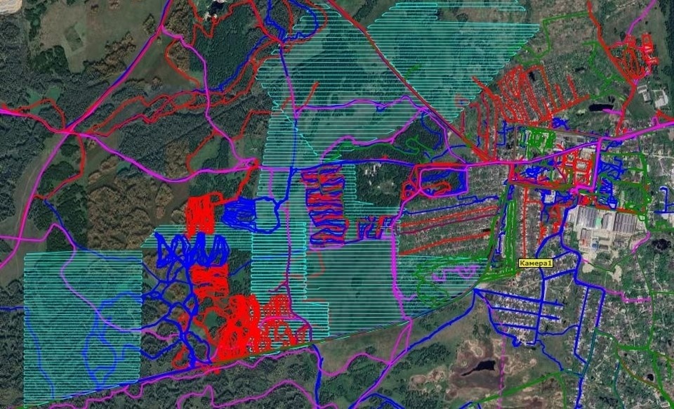    Карта поисков. Фото: Поисковый отряд "ЛизаАлерт" Челябинской области / vk.com