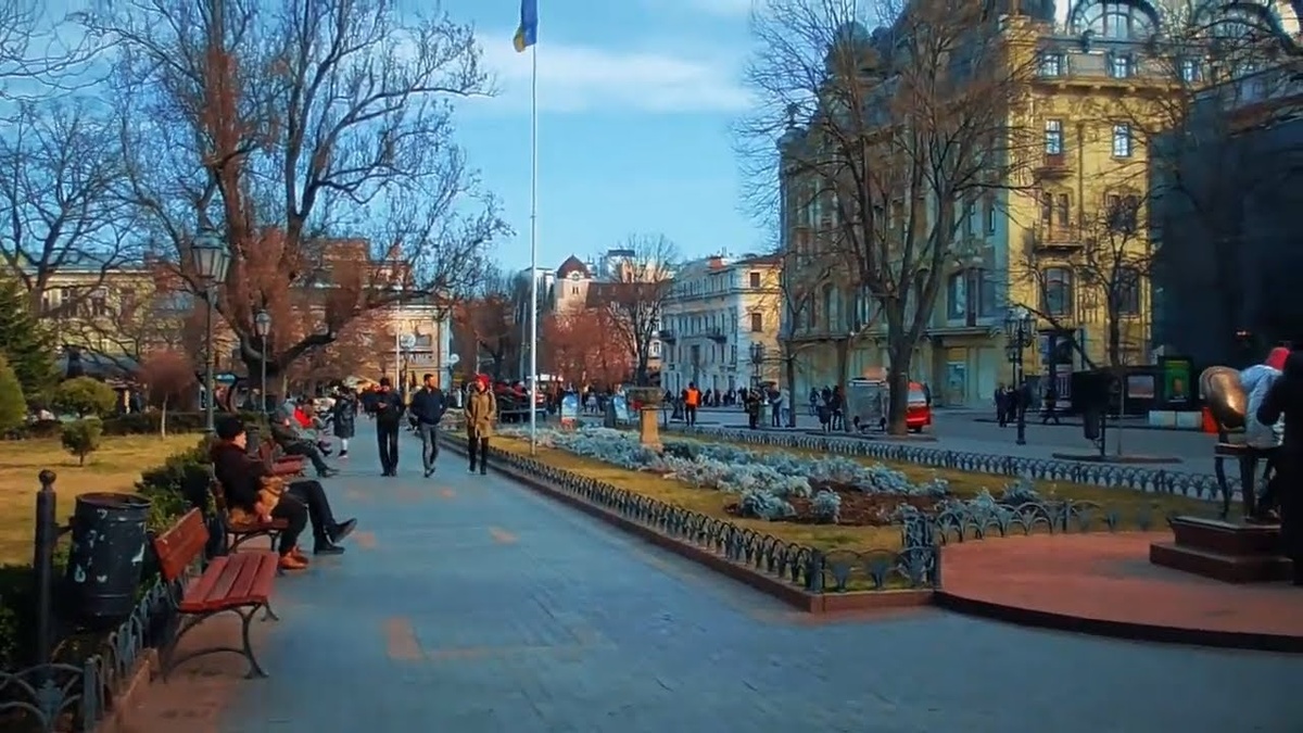 Дерибасовская и Горсад.